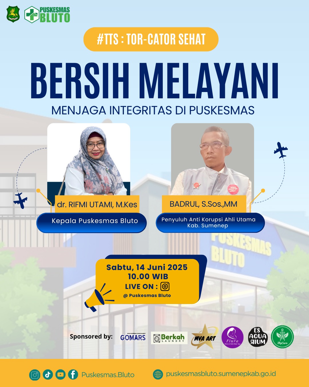 “BERSIH MELAYANI” Menjaga Integritas di Puskesmas