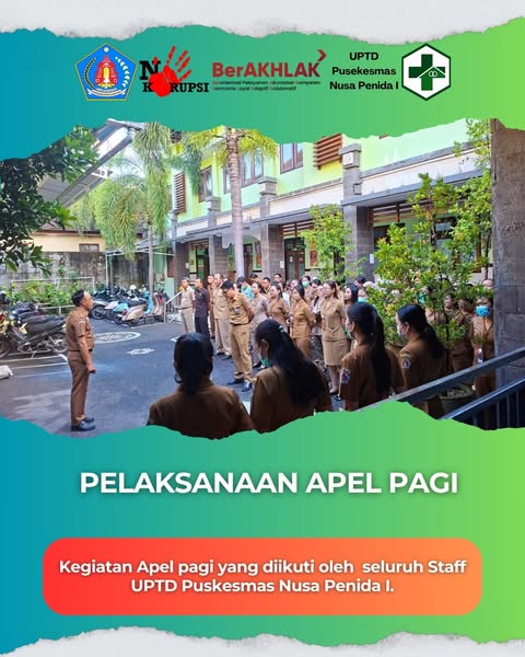 Apel Pagi Senin, 7 Juli 2025 di UPTD Puskesmas Nusa Penida I