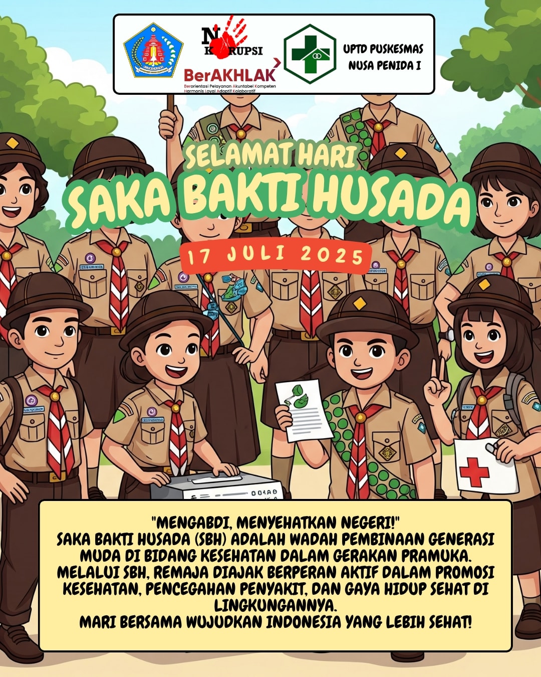 Hari Saka Bakti Husada 2025: Saatnya Remaja Jadi Pahlawan Kesehatan!