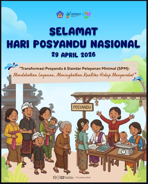 Selamat Memperingati Hari Posyandu Nasional: Posyandu Hebat, Masyarakat Sehat, Indonesia Kuat